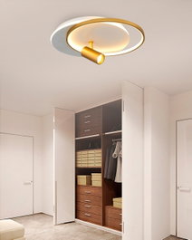 Opviq Lámpara de pared 4156-3-01 Blanco y dorado
